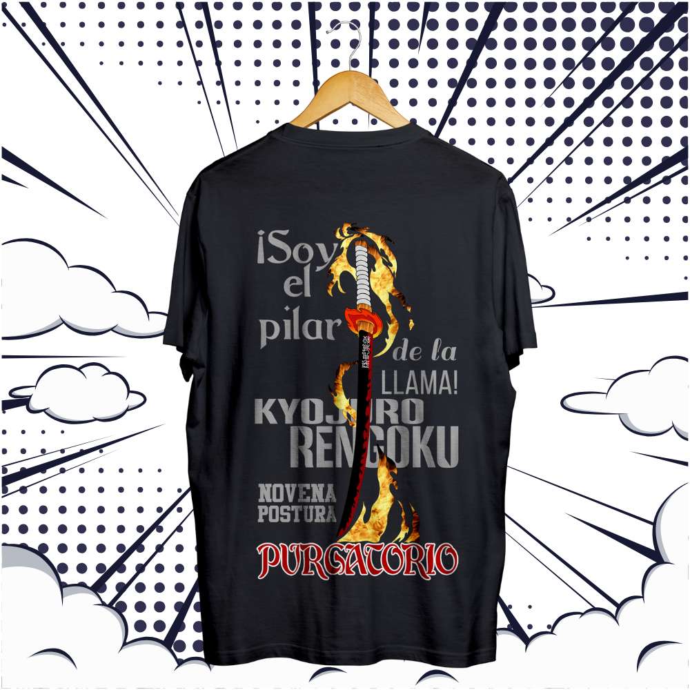 Camiseta Demon Slayer - Rengoku V2 - Image 2
