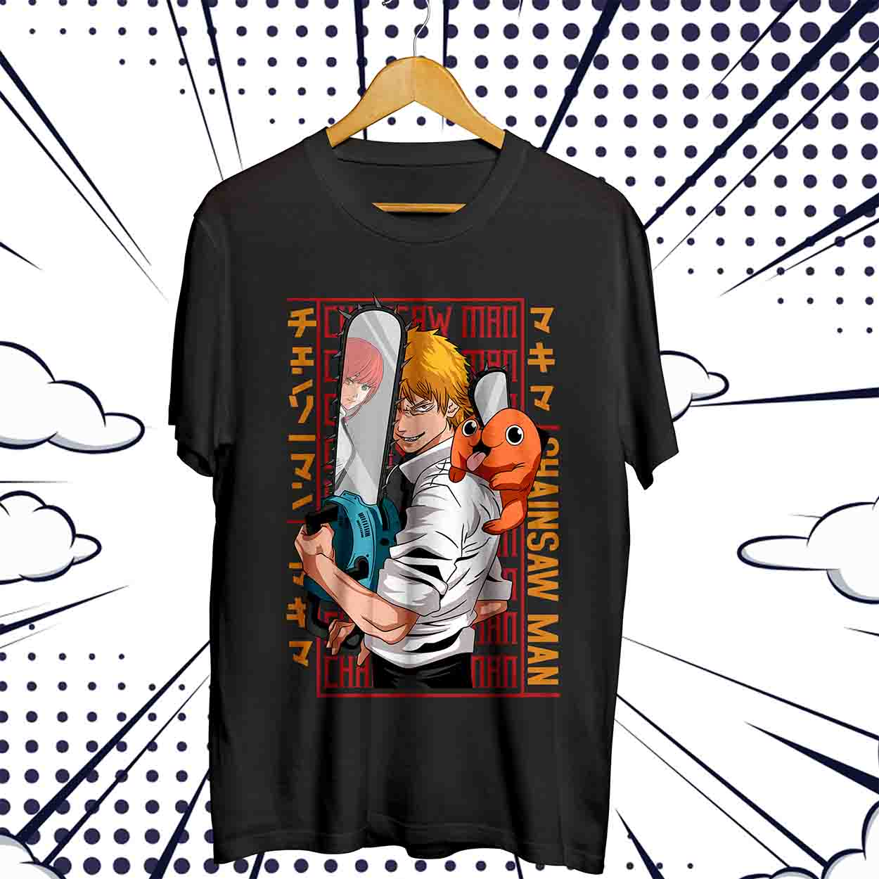 Camiseta ChainSaw Man - Denji V2